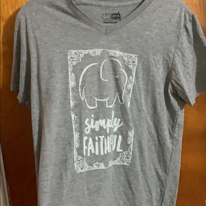 Soft Gray Elephant T-shirt